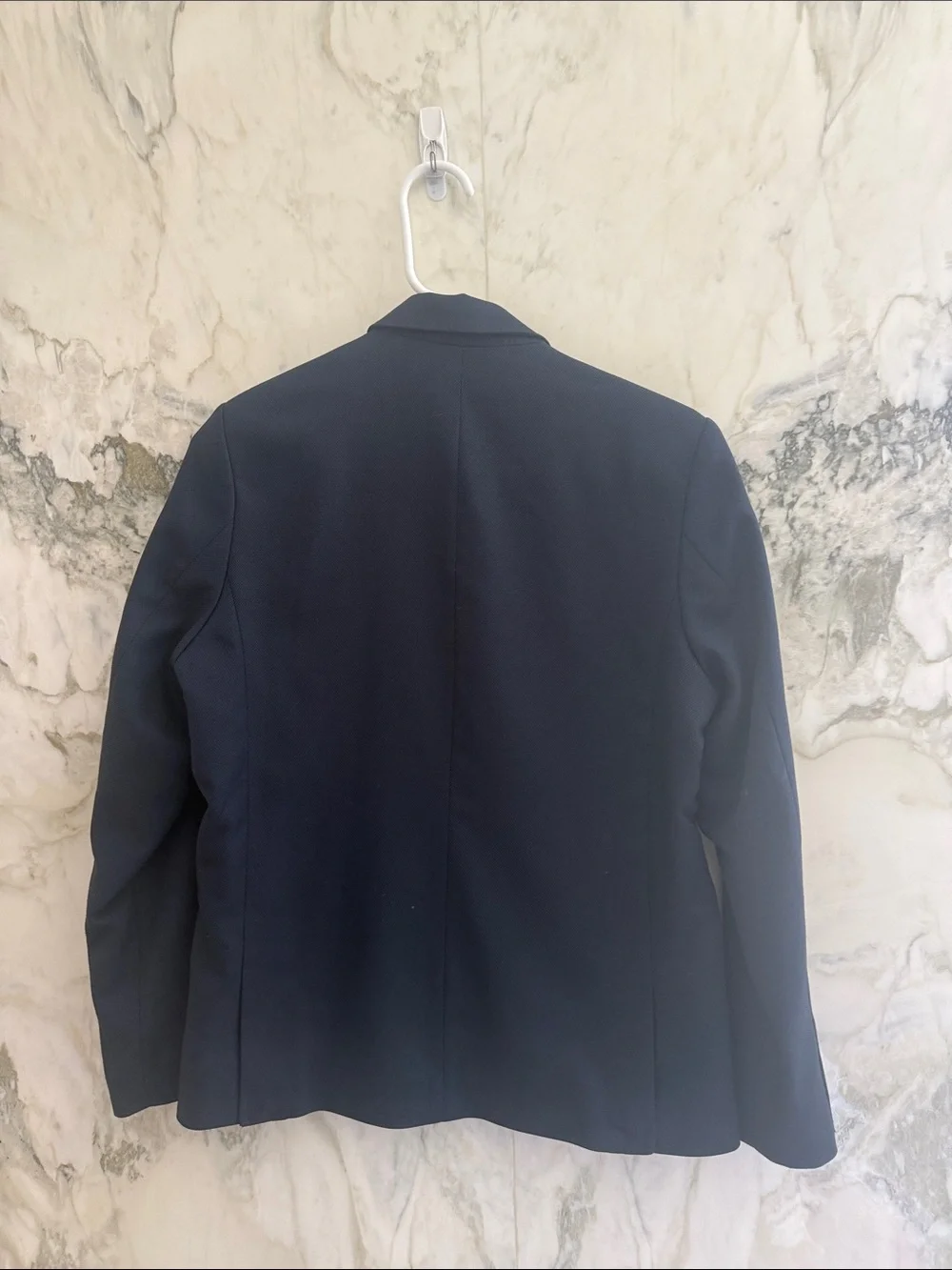 ZARA Navy Single-Button Kids Blazer